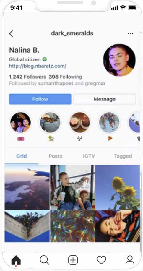 Applicazione spia di Instagram per iOS